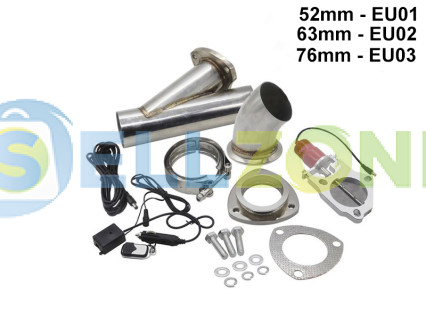 Κλαπέτο/Σιγαστήρας Εξάτμισης Με Τηλεκοντρόλ - EU01-EU03